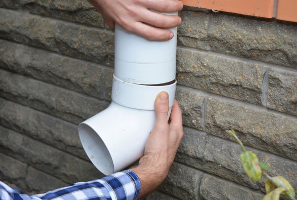 Drainage Downspout Repair in Elgin