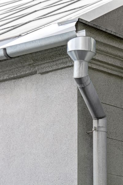 Galvanized Gutter Installation in Elgin