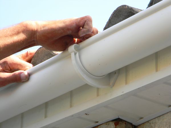 Plastic Gutter Repair in Elgin